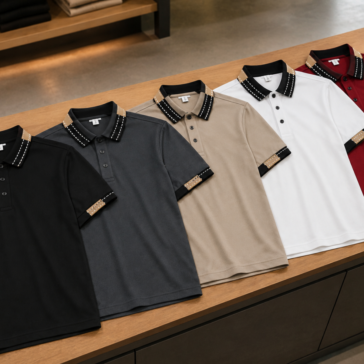 [Llevate 5 y Pagá 3] Chomba Polo Masculina Legacy de Algodón y Poliéster (¡Estilo que Impone Respeto!)