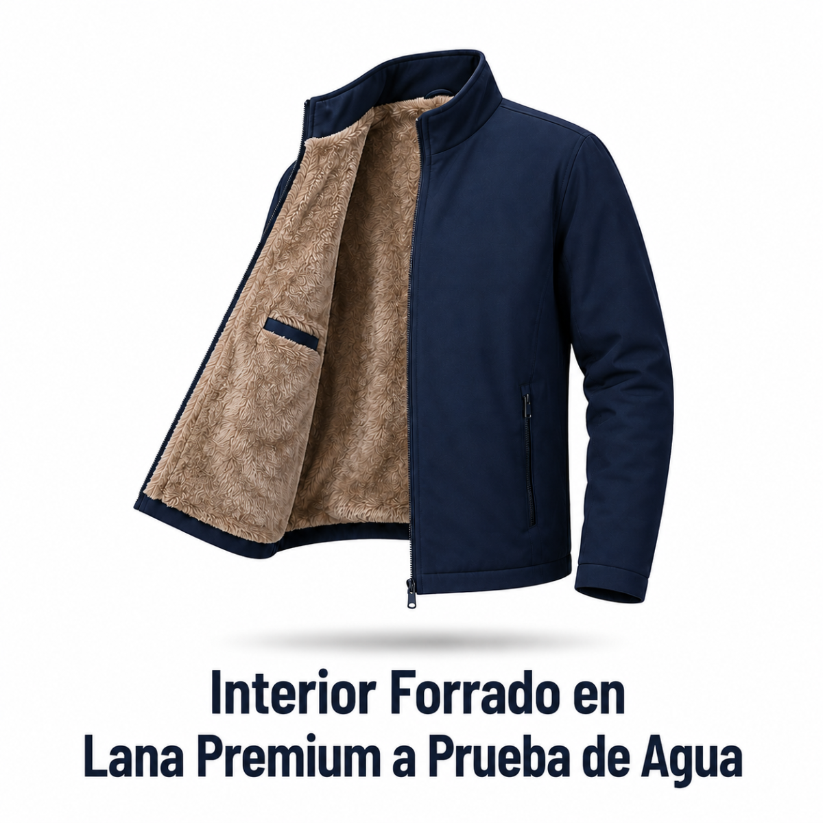 [Llevate 2 y Pagá 1] Campera Masculina Nordic con Interior Forrado en Lana Premium Impermeable