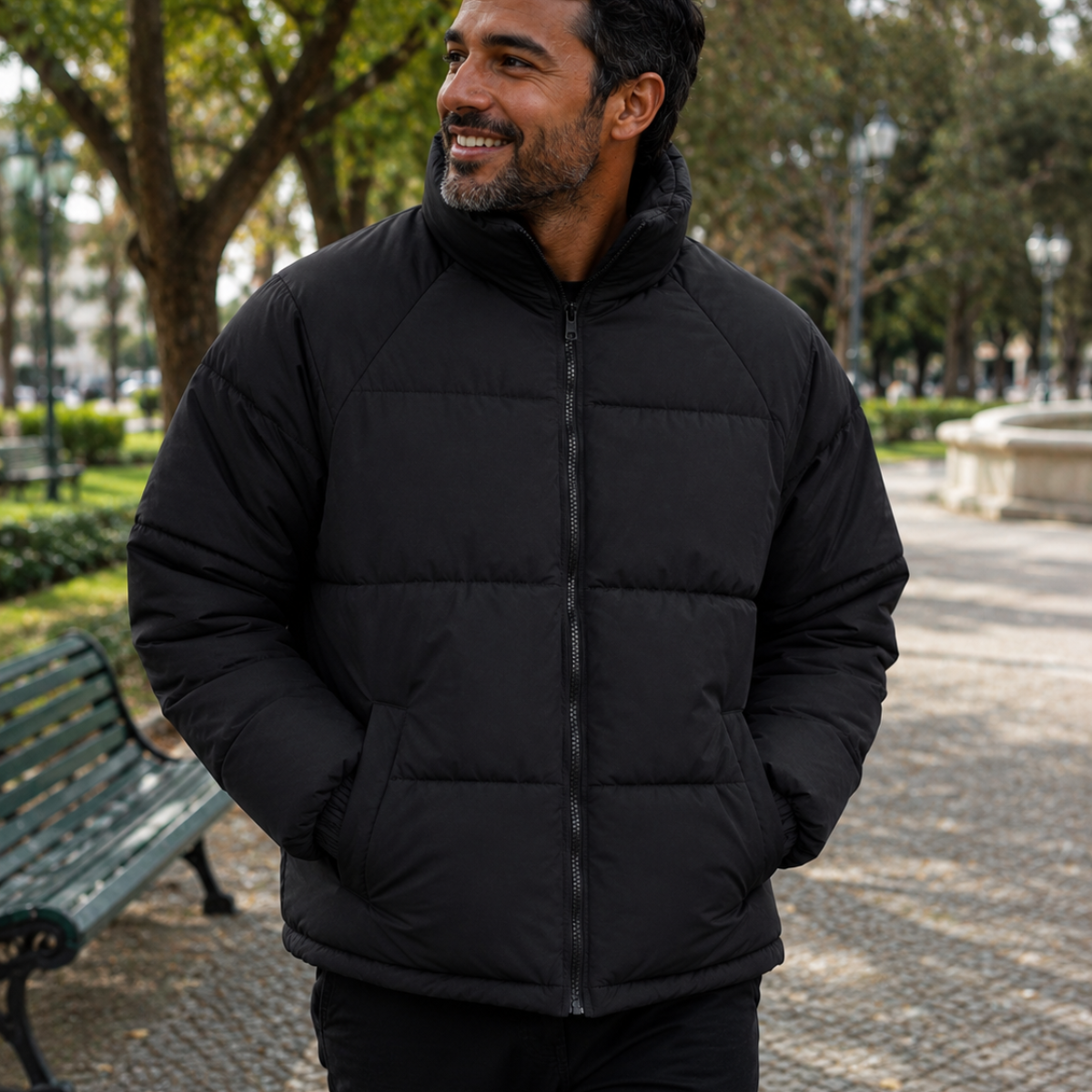 [Leve 2 e Pague 1] Jaqueta Masculina Envox de Tecido Impermeável com Interior Forrado