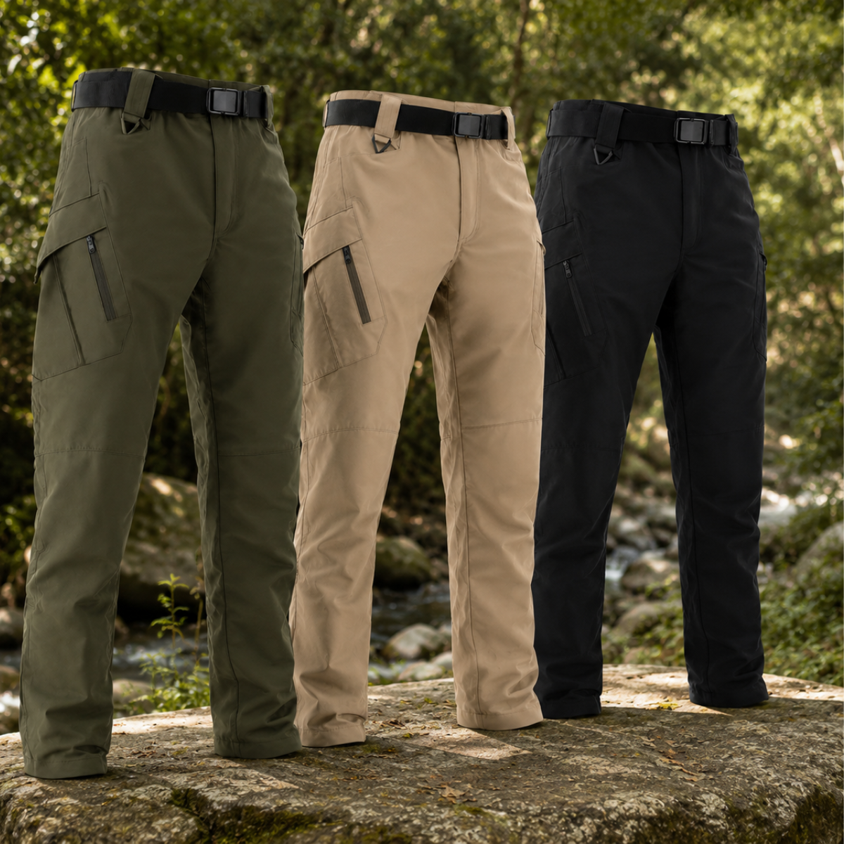 [Llevate 3 y Pagá 2] Pantalón Masculino Pioner de Tela Táctica Militar Impermeable