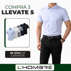 [Llevate 5 y Pagá 3] Camisa Masculina Varion de Seda Fría y Poliéster (¡Estilo que Impone!)