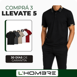 [Llevate 5 y Pagá 3] Chomba Polo Masculina Legacy de Algodón y Poliéster (¡Estilo que Impone Respeto!)