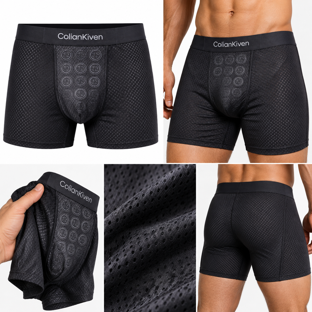 [Leve 10 e Pague 5] Cueca Boxer Masculina Sem Costura em Tecido Gelado | Máximo Conforto