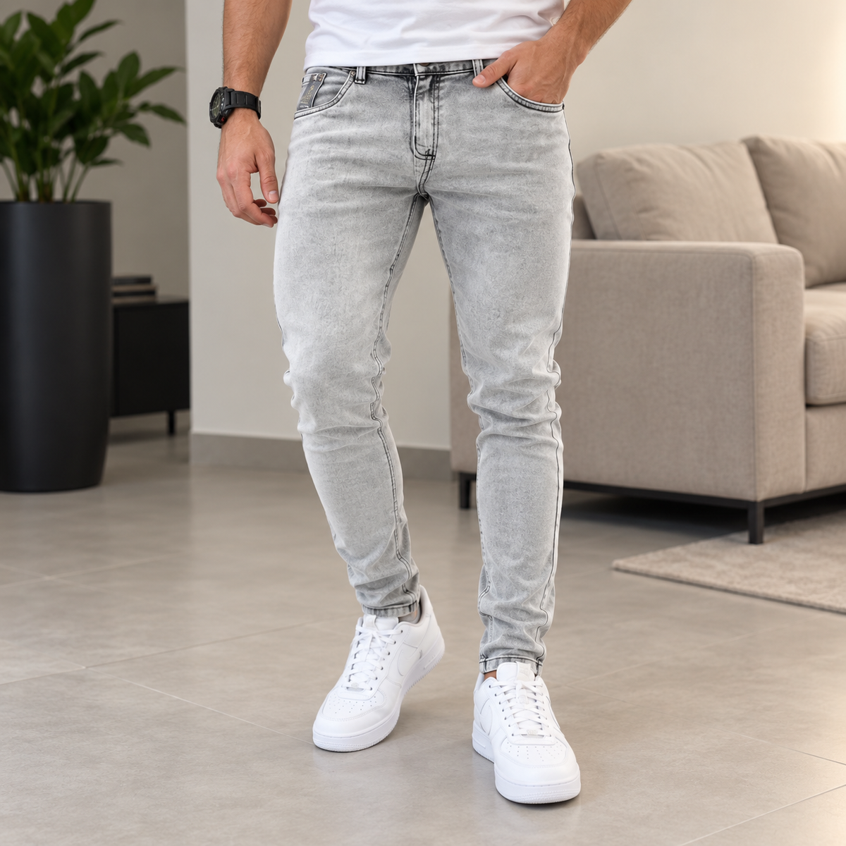 Compre 2 e Leve 3 | Calça Jeans Skinny Masculina Vittaro – Caimento Ajustado, Conforto e Estilo