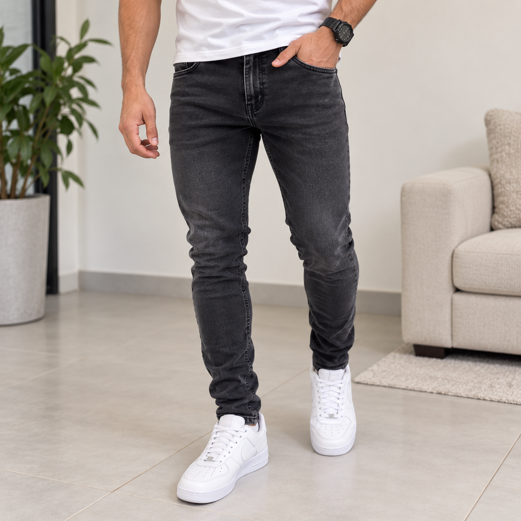 Compre 2 e Leve 3 | Calça Jeans Skinny Masculina Vittaro – Caimento Ajustado, Conforto e Estilo
