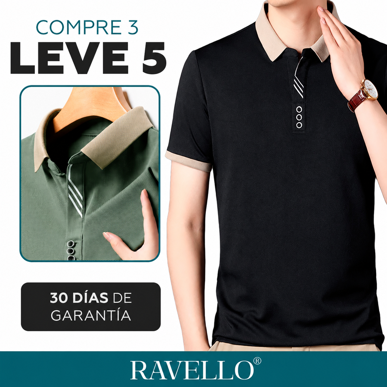 [Leve 5 e Pague 3] Camisa Masculina Milano em Tecido Premium Gelado | Estilo Imponente