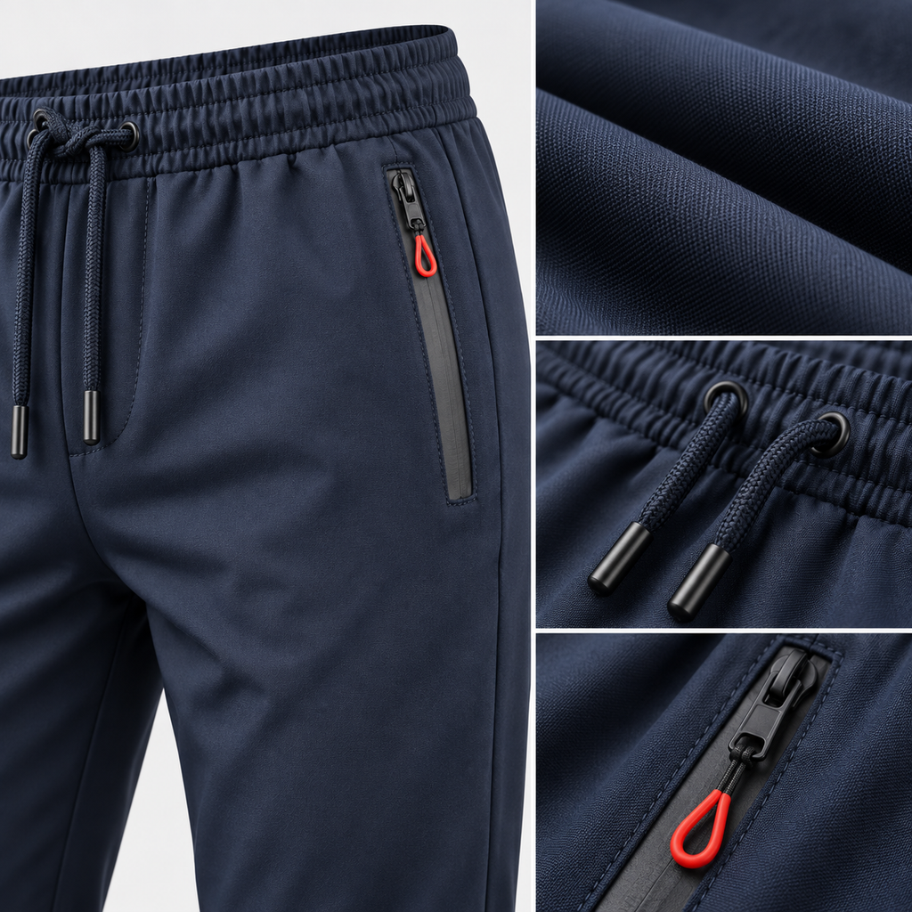 [Compre 2 Leve 3] Calça Masculina Tática Jogger | Conforto com Bolsos de Zíper e Ajuste na Cintura