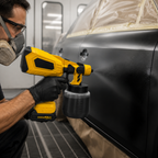 Pistola de Pintura Elétrica Sem Fio 1200ml Bivolt + 2 Baterias Extras Grátis